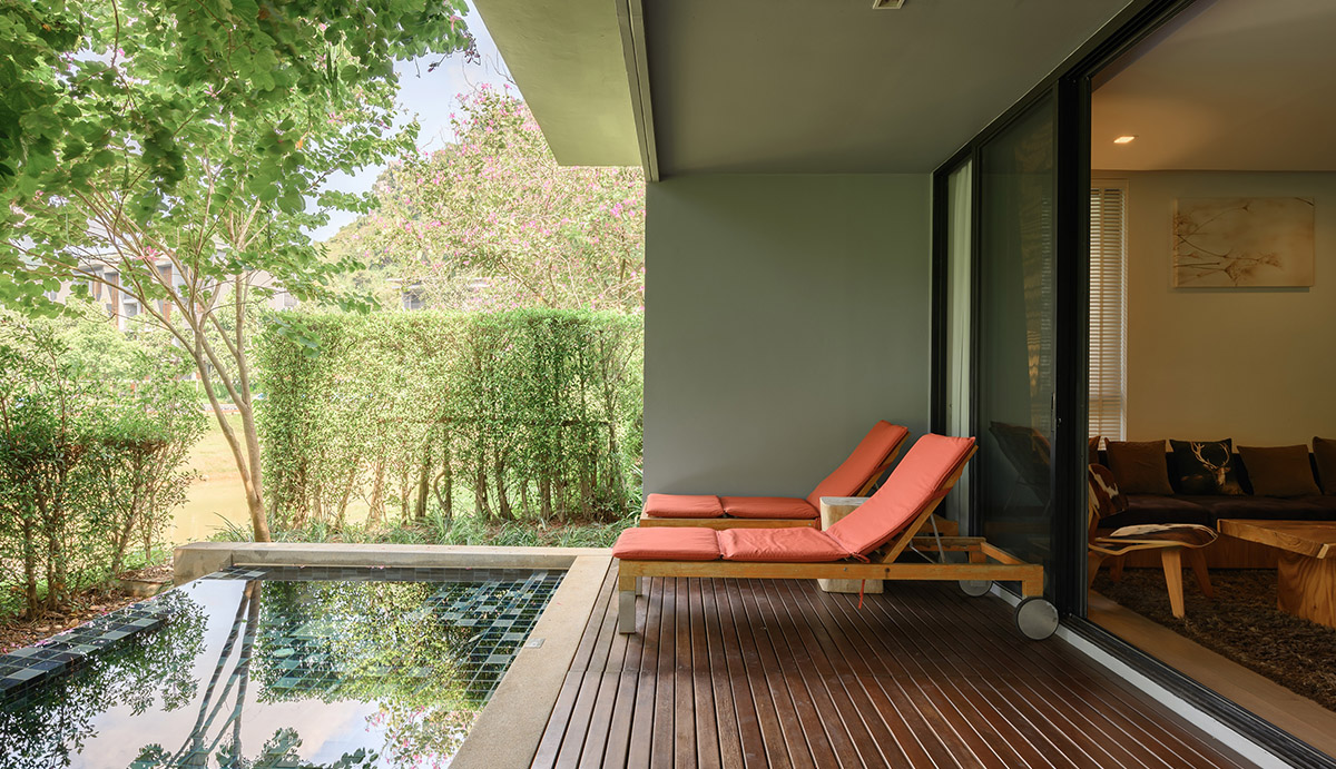 Three bedroom suite with plunge pool